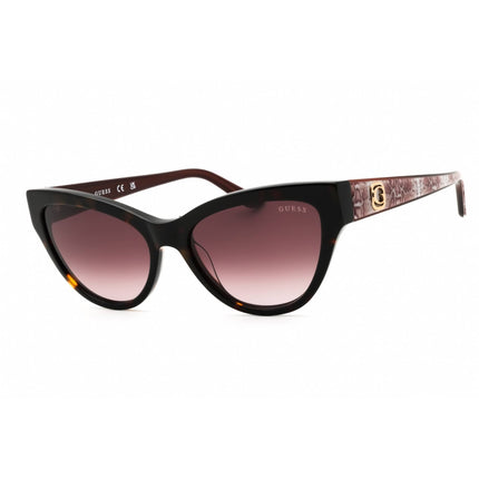 Guess Women's Sunglasses - Cat Eye Dark Havana Acetate Full Rim Frame | GU00112 52F ,