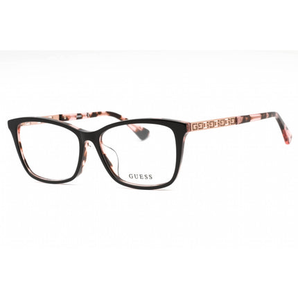 Guess Women's Eyeglasses - Rectangular Shape Black/Pink Acetate Frame | GU2773-D 005 ,