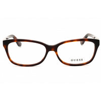 Guess Women's Eyeglasses - Rectangular Shape Dark Havana Acetate Frame | GU2948-N 052 ,