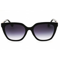 Guess Women's Sunglasses - Rectangular Shape Shiny Black Full Rim Frame | GU7870 01B ,