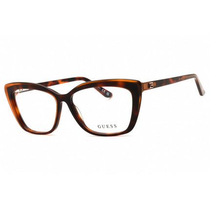 Guess Women's Eyeglasses - Dark Havana Acetate Cat Eye Full Rim Frame | GU2977 052 ,