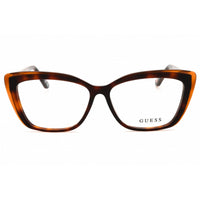 Guess Women's Eyeglasses - Dark Havana Acetate Cat Eye Full Rim Frame | GU2977 052 ,