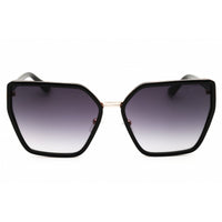 Guess Women's Sunglasses - Shiny Black Cat Eye Shape Full Rim Frame | GU7871 01B ,