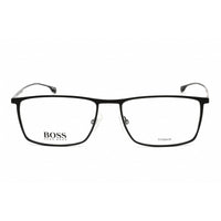 Hugo Boss Men's Eyeglasses - Matte Black Metal Rectangular Frame | 0976 0003 00 ,