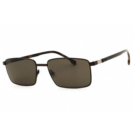 Hugo Boss Men's Sunglasses - Matte Brown Metal Rectangular Frame | 1700/S 0HGC IR ,
