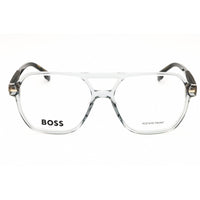 Hugo Boss Men's Eyeglasses - Clear/Grey Plastic Rectangular Frame | 1843 0KB7 00 ,
