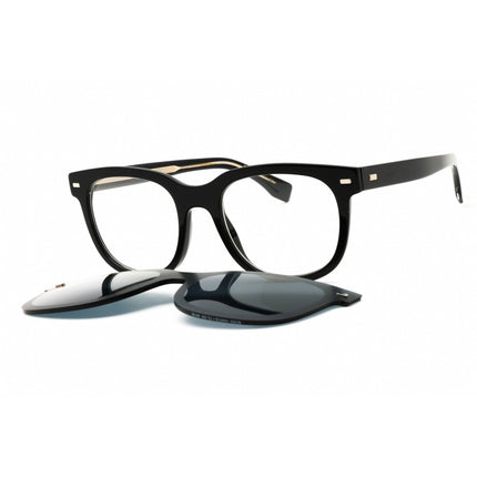 Hugo Boss Men's Sunglasses - Rectangular Shape Black Plastic Frame | 1444/CS-1 0807 IR ,