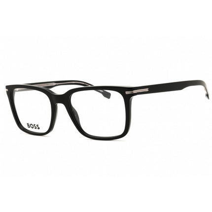 Hugo Boss Men's Eyeglasses - Rectangular Shape Black Plastic Frame | 1602/US 0807 00 ,