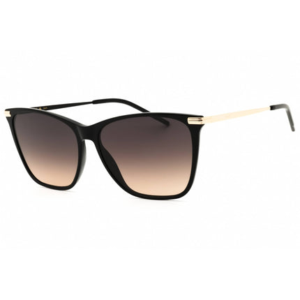 Hugo Boss Women's Sunglasses - Black/Gold Plastic Full Rim Frame | 1661/S 02M2 PR ,