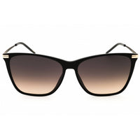 Hugo Boss Women's Sunglasses - Black/Gold Plastic Full Rim Frame | 1661/S 02M2 PR ,
