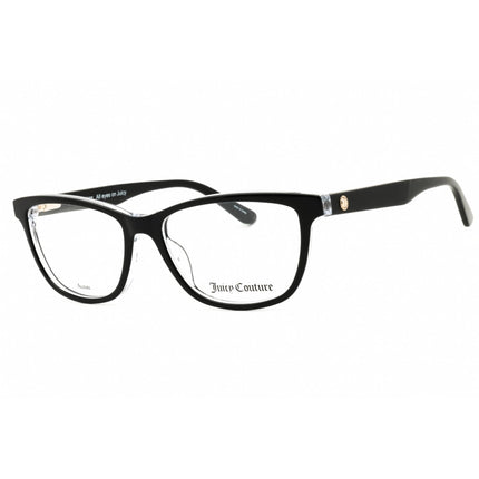 Juicy Couture Women's Eyeglasses - Black Plastic Rectangular Frame | JU 187 0807 00 ,