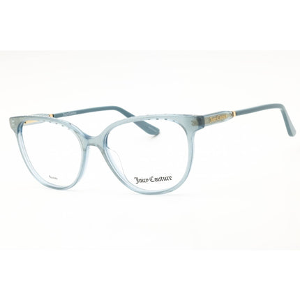 Juicy Couture Women's Eyeglasses - Glitter Blue Plastic Round Frame | JU 252 0JOJ 00 ,