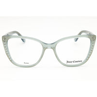 Juicy Couture Women's Eyeglasses - Glitter Blue Cat Eye Shape Frame | JU 256 0JOJ 00 ,