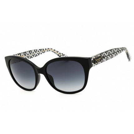 Kate Spade Women's Sunglasses - Black/White Plastic Full Rim Frame | NINNA/S 807 90 ,