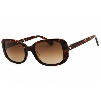 Kate Spade Women's Sunglasses - Gold Havana Rectangular Frame | DIONNA/S 006J LA ,