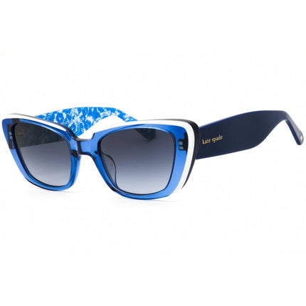 Kate Spade Women's Sunglasses - Blue/White Acetate Cat Eye Frame | FABIA/S 00JU 9O ,