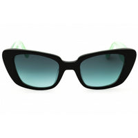 Kate Spade Women's Sunglasses - Black/Green Acetate Cat Eye Frame | FABIA/S 07ZJ IB ,