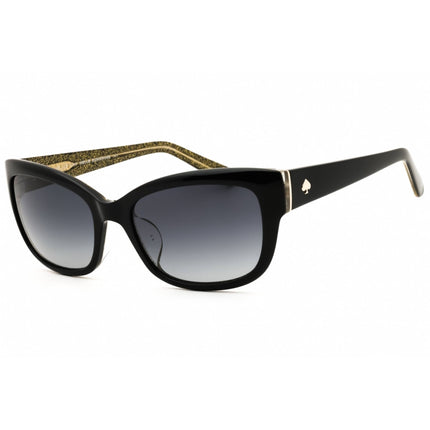 Kate Spade Women's Sunglasses - Black Glitter Cat Eye Frame | JOHANNA/F/S 0NS8 9O ,