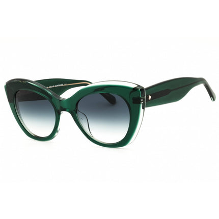 Kate Spade Women's Sunglasses - Green Acetate Cat Eye Frame | KS DOMINICA/S 01ED 9K ,