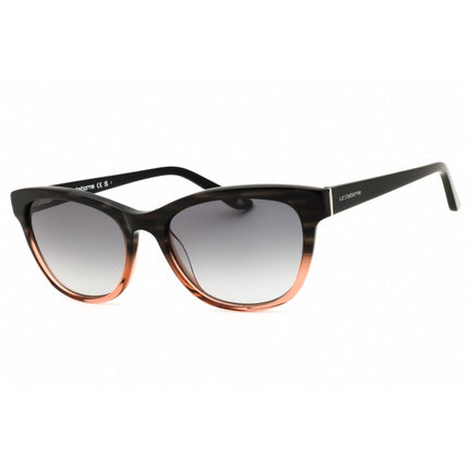Liz Claiborne Women's Sunglasses - Black Stripped Pink Oval Frame | L 581/S 0YV1 9O ,