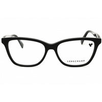 Longchamp Women's Eyeglasses - Black Acetate Rectangular Shape Frame | LO2744N 001 ,