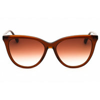 Longchamp Women's Sunglasses - Brown Acetate Cat Eye Shape Full Rim Frame | LO718S 201 ,