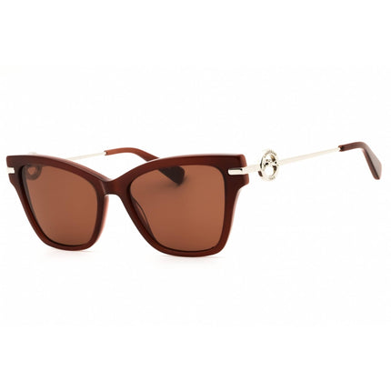 Longchamp Women's Sunglasses - Brown Acetate Cat Eye Shape Full Rim Frame | LO737S 201 ,