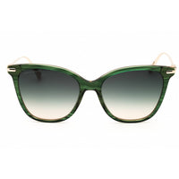 Longchamp Women's Sunglasses - Striped Green Acetate Cat Eye Shape Frame | LO757SN 308 ,
