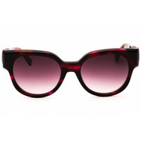 Longchamp Women's Sunglasses - Textured Brown/Purple/Rose Round Frame | LO779SN 234 ,