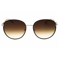 Longchamp Women's Sunglasses - Gold/Black Metal Round Full Rim Frame | LO171S 728 ,