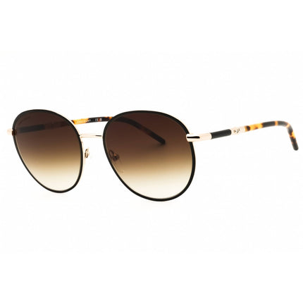 Longchamp Women's Sunglasses - Gold/Black Metal Round Full Rim Frame | LO171SN 728 ,