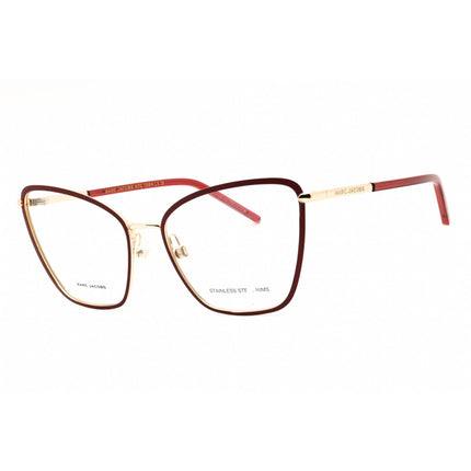 Marc Jacobs Women's Eyeglasses - Burgundy/Gold Cat Eye Frame | MARC 776 0E28 00 ,