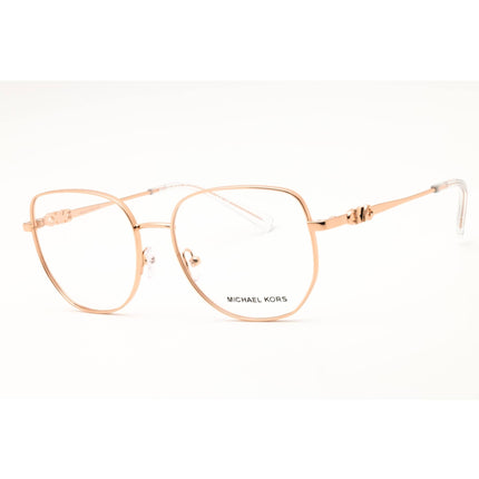 Michael Kors Women's Eyeglasses - Rose Gold Metal Round Shape Frame | 0MK3062 1108 ,