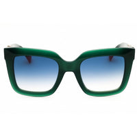 Missoni Women's Sunglasses - Green Plastic Rectangular Frame | MIS 0192/S 01ED I4 ,