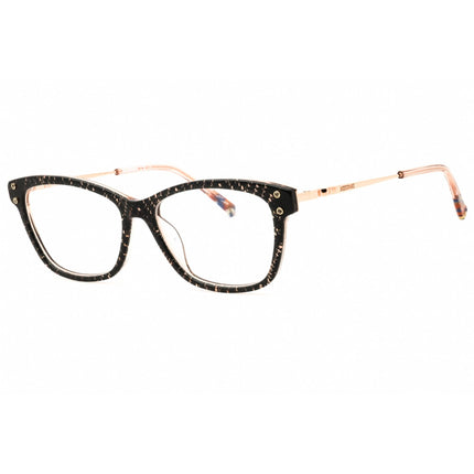 Missoni Women's Eyeglasses - Black/Nude Rectangular Full Rim Frame | MIS 0006 0KDX 00 ,