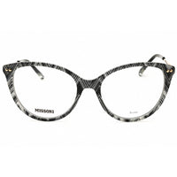 Missoni Women's Eyeglasses - White/Black Pattern Full Rim Frame | MIS 0109 0S37 00 ,
