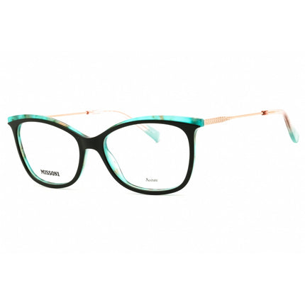 Missoni Women's Eyeglasses - Green Pattern Acetate Full Rim Frame | MIS 0141 06HO 00 ,