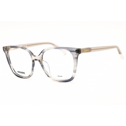 Missoni Women's Eyeglasses - Blue/Grey Horn Rectangular Frame | MIS 0160/G 03XJ 00 ,