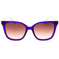Moschino Love Women's Sunglasses - Violet Rectangular Full Rim Frame | MOL077/S B3V ,