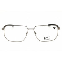 Nike Men's Eyeglasses - Satin Gunmetal/Black Metal Oval Full Rim Frame | 4317N 070 ,