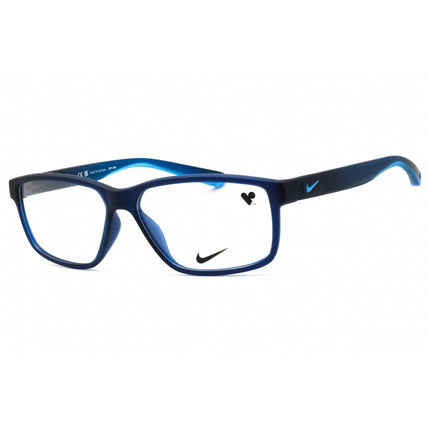 Nike Men's Eyeglasses - Matte Crystal Midnight Navy Rectangular Frame | 7092 N 405 ,
