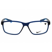 Nike Men's Eyeglasses - Matte Crystal Midnight Navy Rectangular Frame | 7092 N 405 ,