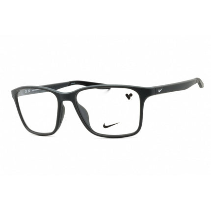 Nike Men's Eyeglasses - Matte Dark Grey Rectangular Full Rim Frame | 7117 N 034 ,