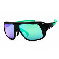 Nike Men's Sunglasses - Matte Black/Green Full Rim Frame | FLYFREE SOAR EV24001 011 ,