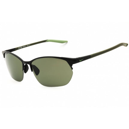 Nike Men's Sunglasses - Matte Black/Green Frame | MODERN METAL ZONE IU3289XN 011 ,