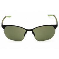 Nike Men's Sunglasses - Matte Black/Green Frame | MODERN METAL ZONE IU3289XN 011 ,
