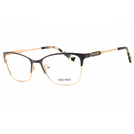 Nine West Women's Eyeglasses - Charcoal/Rose Gold Metal Full Rim Frame | NW1106N 014 ,