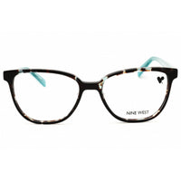 Nine West Women's Eyeglasses - Aqua Tortoise Acetate Rectangular Frame | NW5218N 450 ,