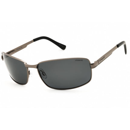 Polaroid Core Men's Sunglasses - Gunmetal Metal Rectangular Full Rim | P4416 0B9W Y2 ,