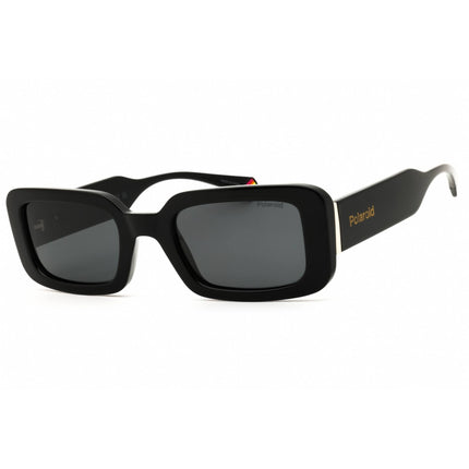 Polaroid Core Women's Sunglasses - Black Rectangular Full Rim | PLD 6208/S/X 0807 M9 ,